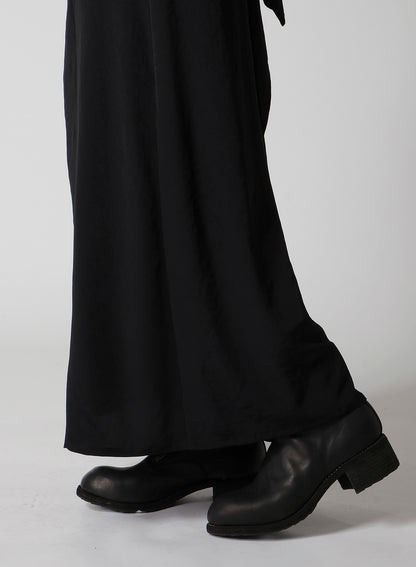 TA/PE CREPE DE CHINE B DRAPED HIGH WAIST SKIRT