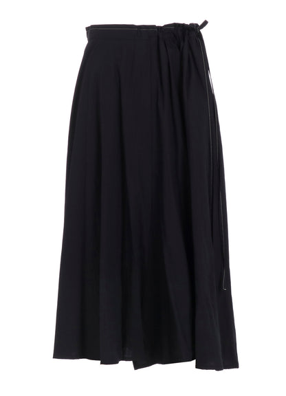 COTTON BROAD L GATHERED FLARE SKIRT