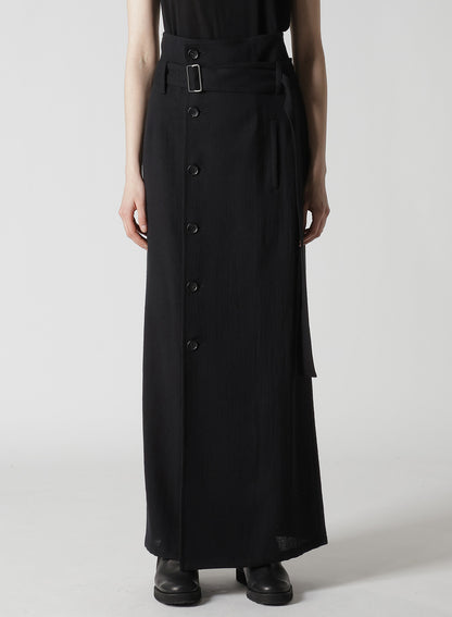 SOFT WOOL A HIGH WAIST SKIRT