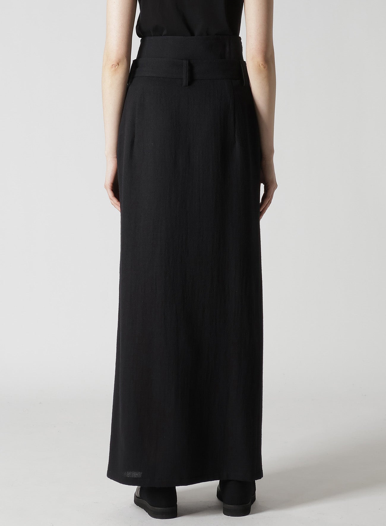 SOFT WOOL A HIGH WAIST SKIRT