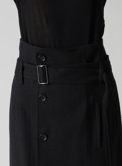 SOFT WOOL A HIGH WAIST SKIRT