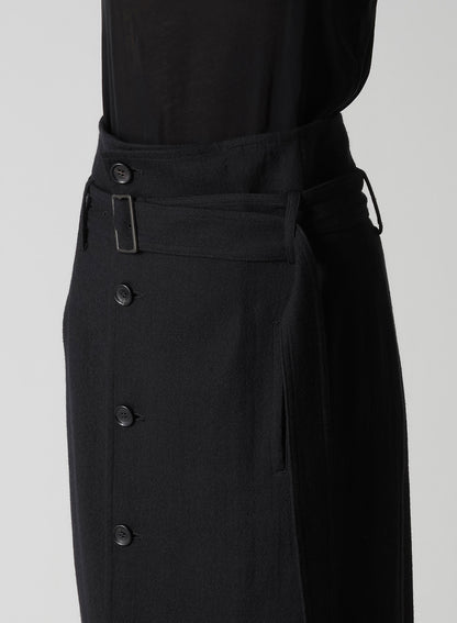 SOFT WOOL A HIGH WAIST SKIRT