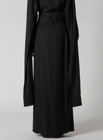 VISCOSE TWILL HIGH WAIST SKIRT