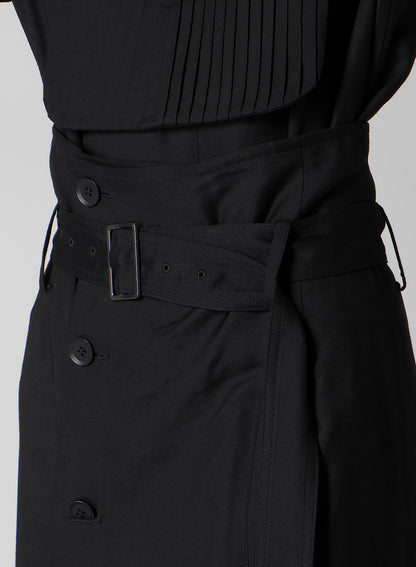 VISCOSE TWILL HIGH WAIST SKIRT