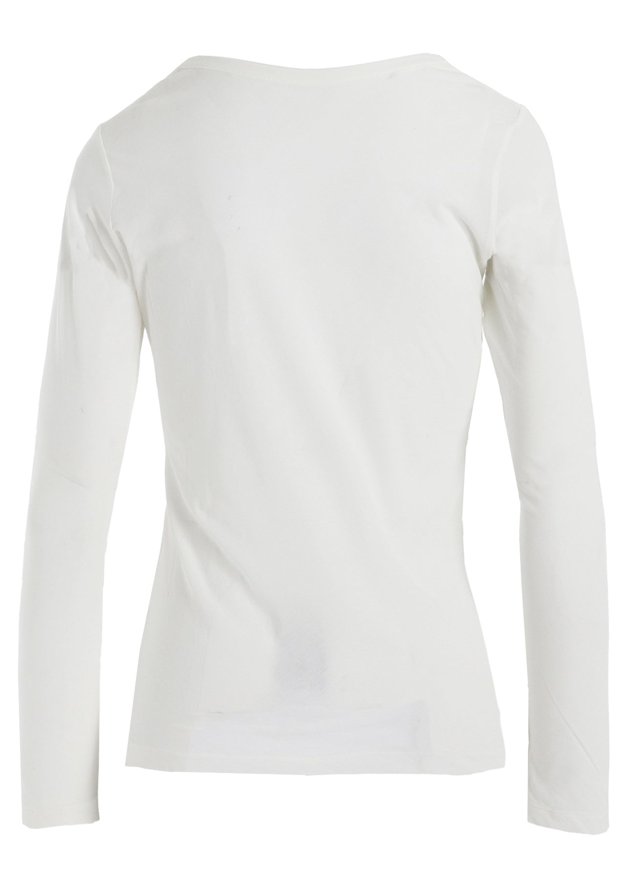HIGH TWISTED JERSEY LONG SLV ROUND NECK T
