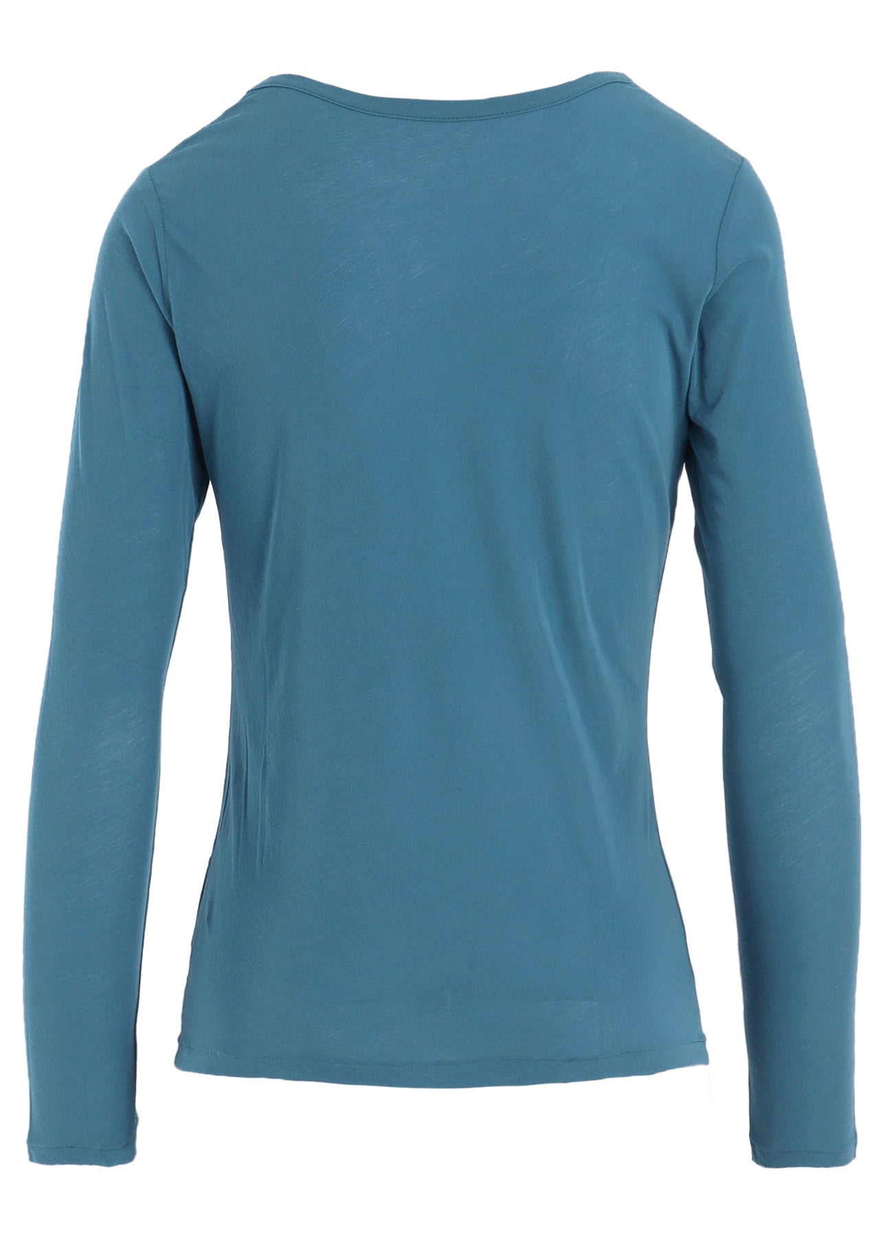 HIGH TWISTED JERSEY LONG SLV ROUND NECK T