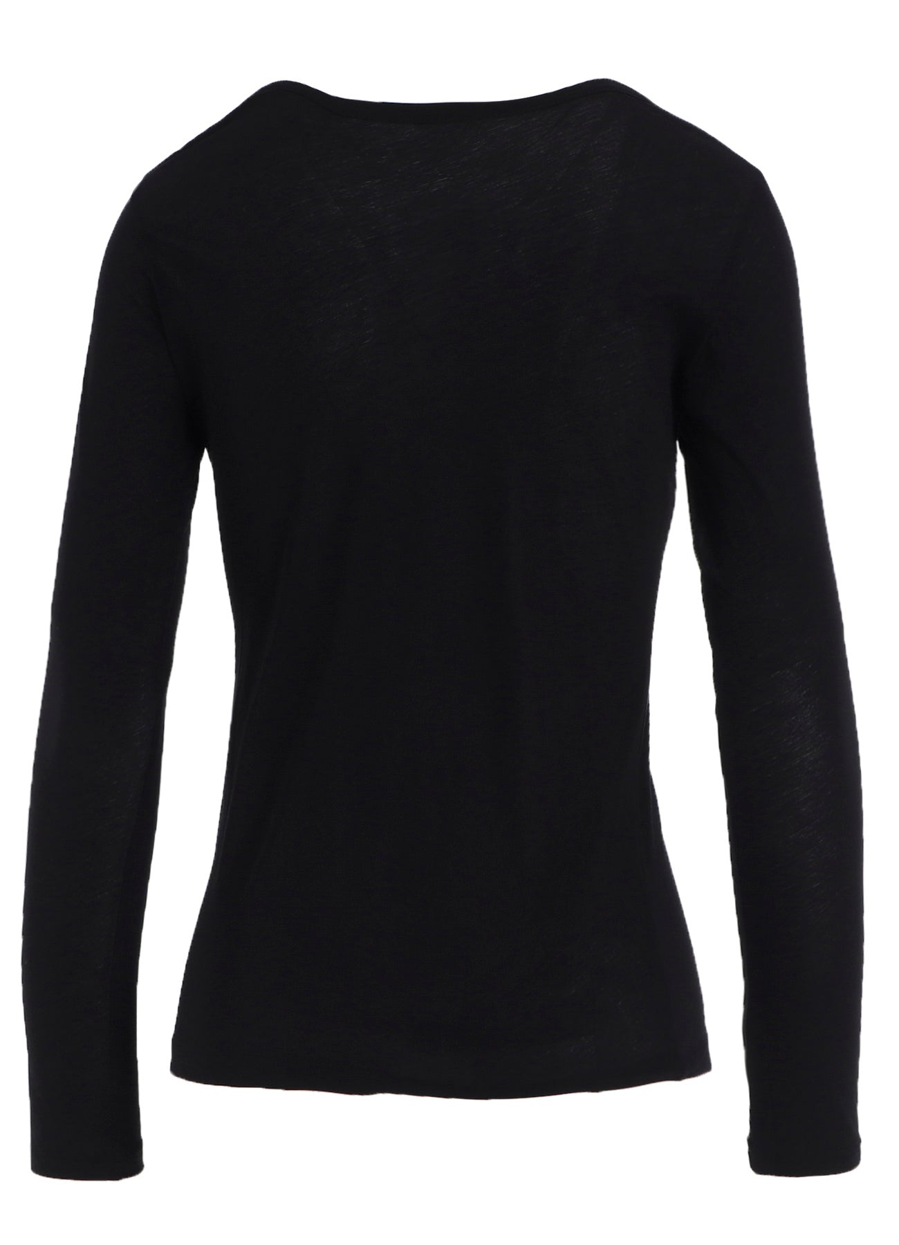 HIGH TWISTED JERSEY LONG SLV ROUND NECK T