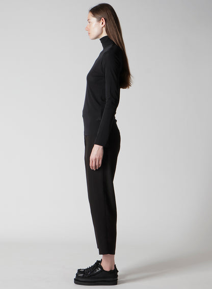 HIGH TWISTED JERSEY LONG SLV TURTLE NECK PO