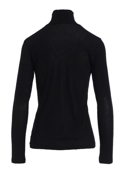 HIGH TWISTED JERSEY LONG SLV TURTLE NECK PO
