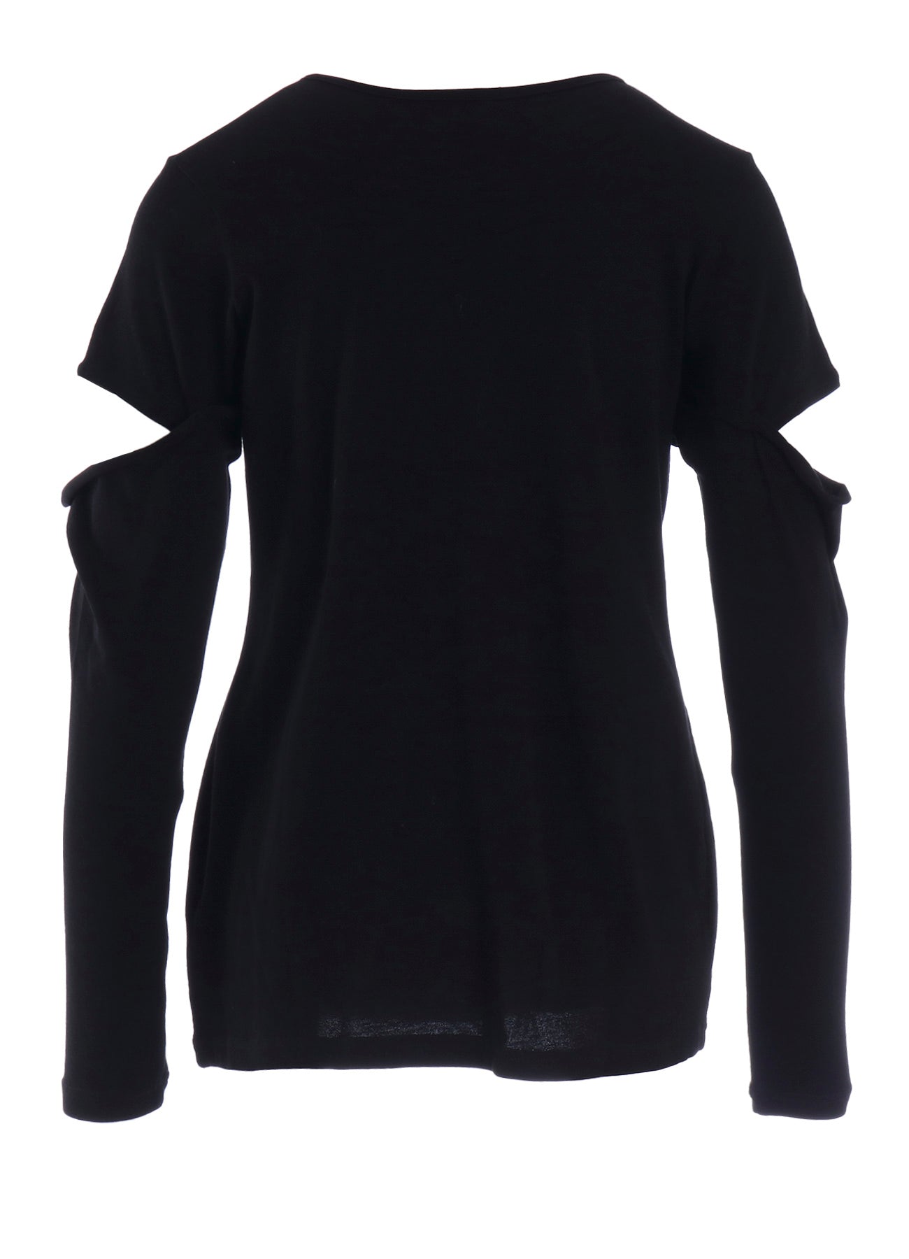 COTTON GAUZE DRAPED ZIP PO