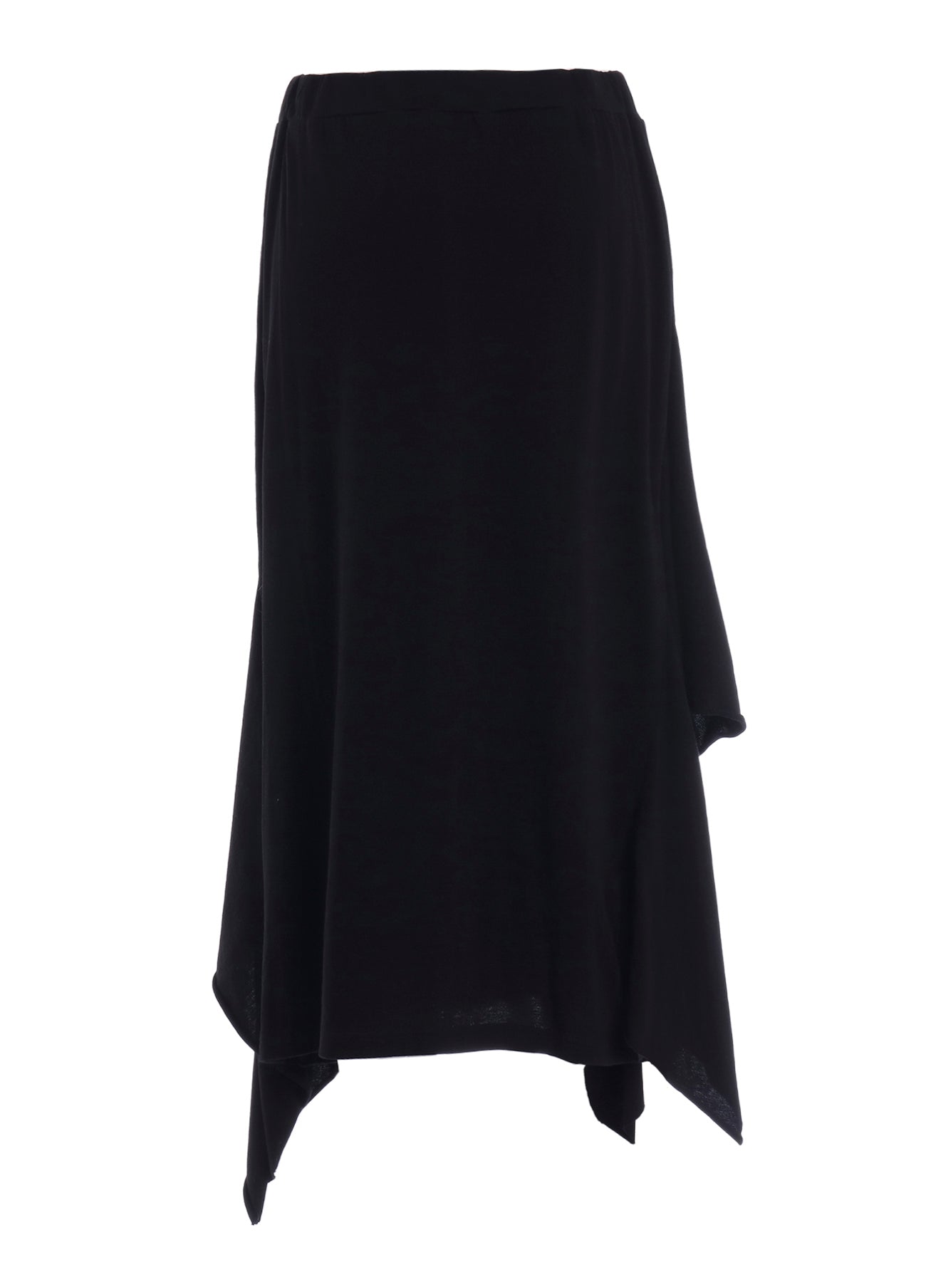 COTTON GAUZE DRAPED SKIRT
