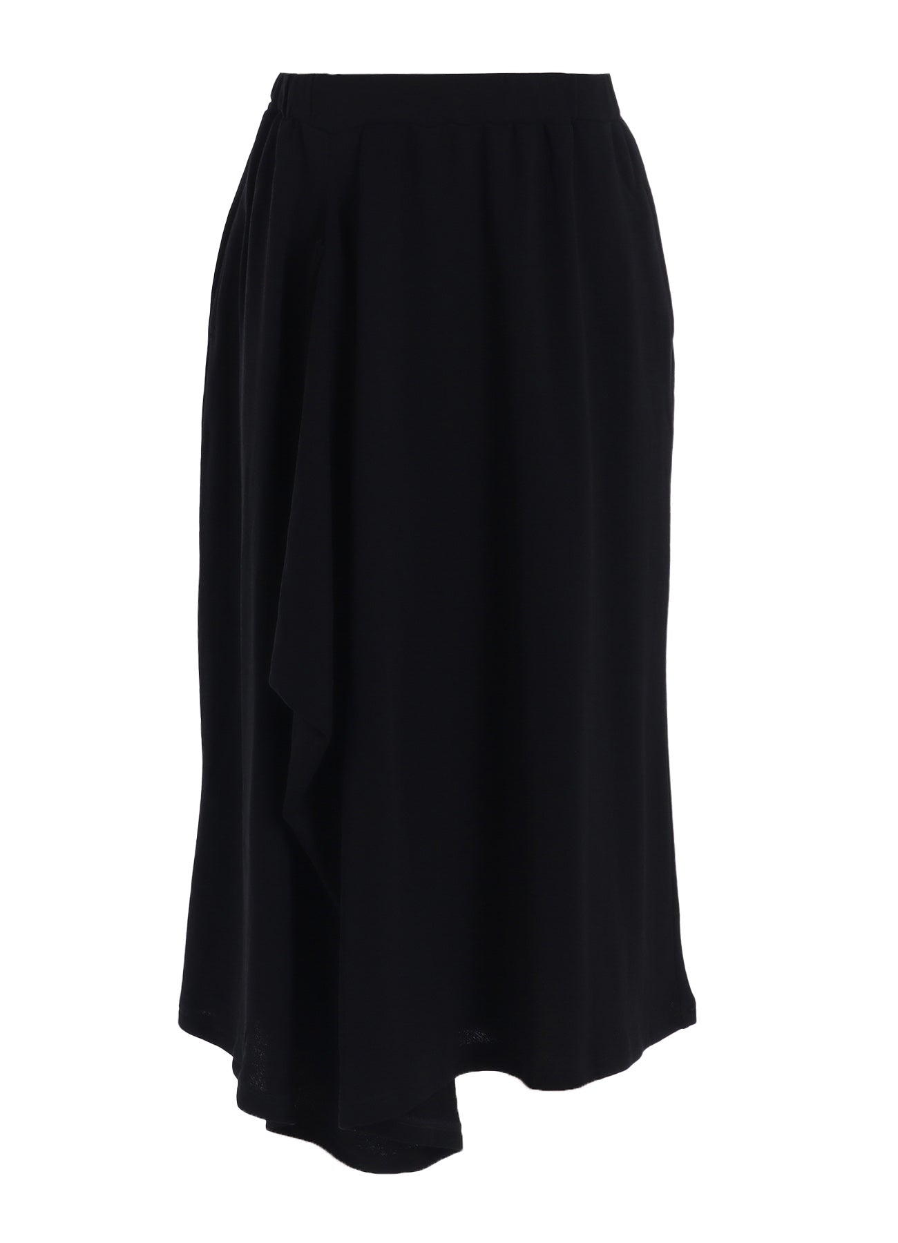 HIGH TWISTED GAUZE TERRY TUCKED SKIRT