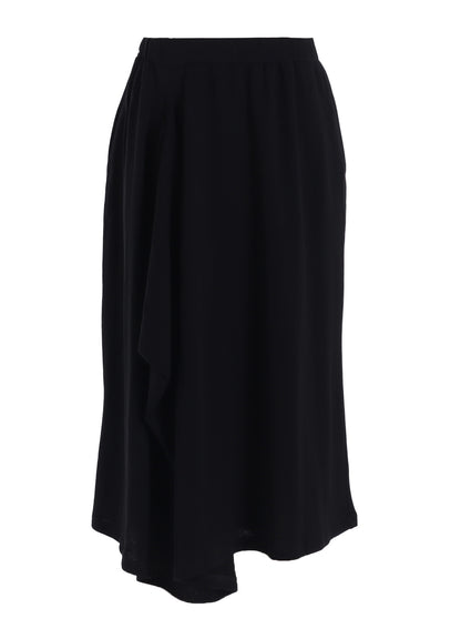 HIGH TWISTED GAUZE TERRY TUCKED SKIRT