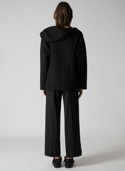 WOOL SHEEP PILE HOODIE PO