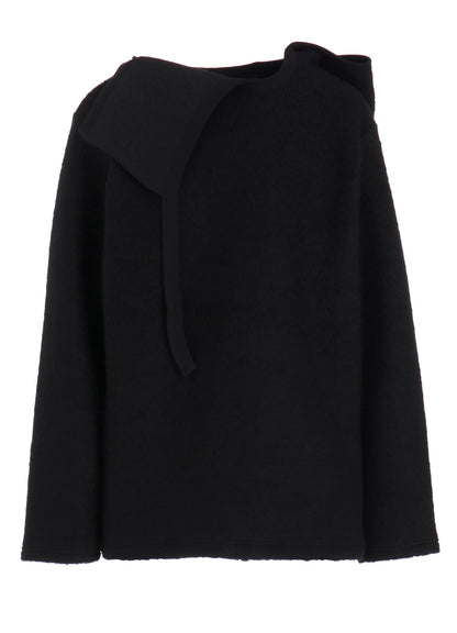 WOOL SHEEP PILE HOODIE PO