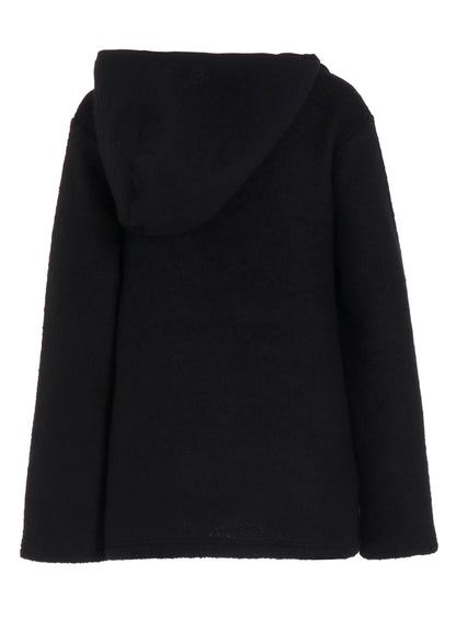 WOOL SHEEP PILE HOODIE PO