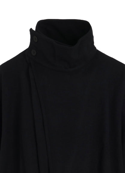 WOOLEN SINGLE JERSEY GATHERED PO A