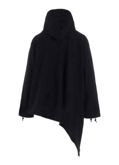 WOOLEN SINGLE JERSEY GATHERED PO B
