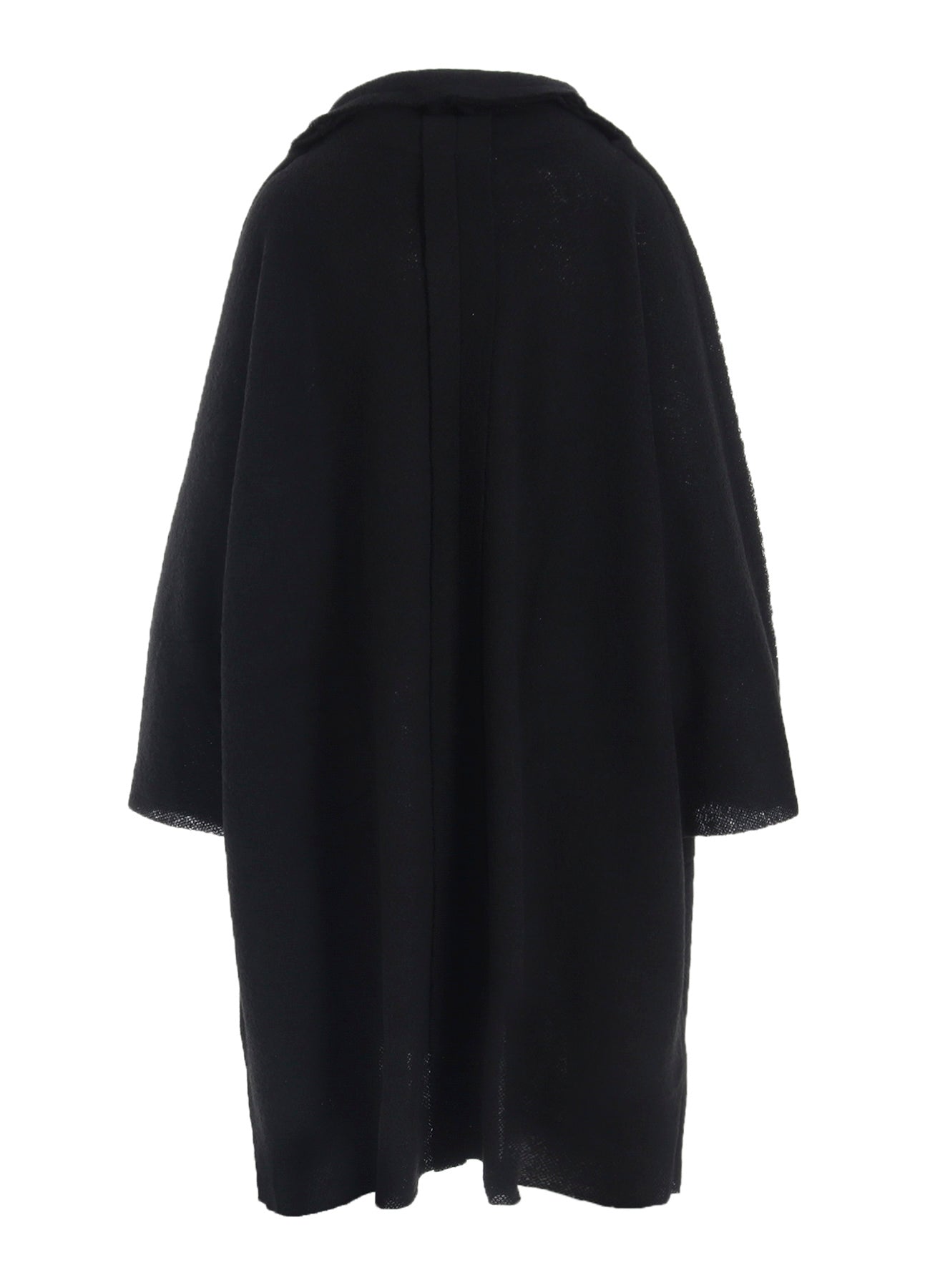 BRUSHED BOUCLE SEAM DETAIL COAT