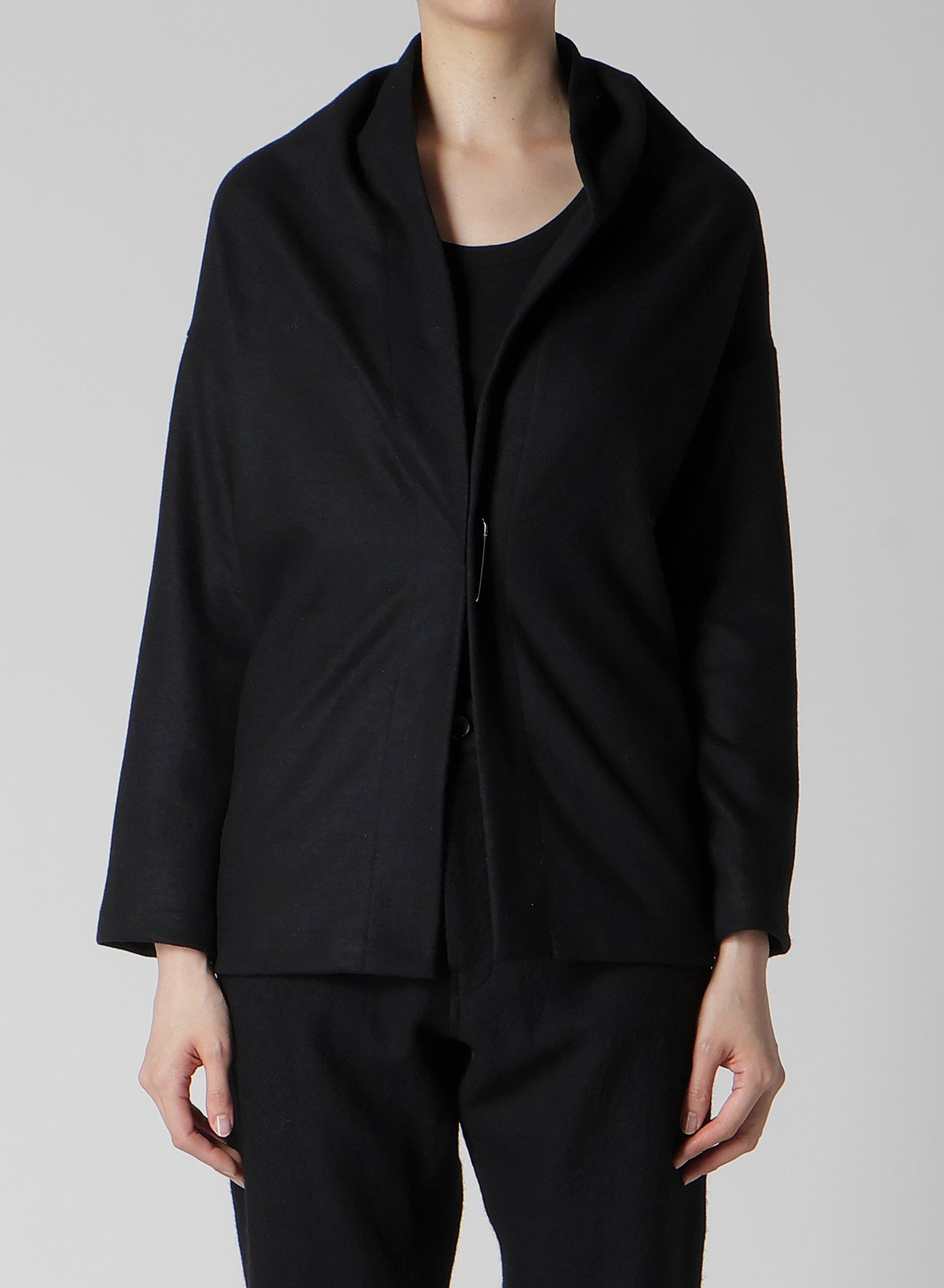 12G WOOLEN SINGLE LONG SLV CARDIGAN