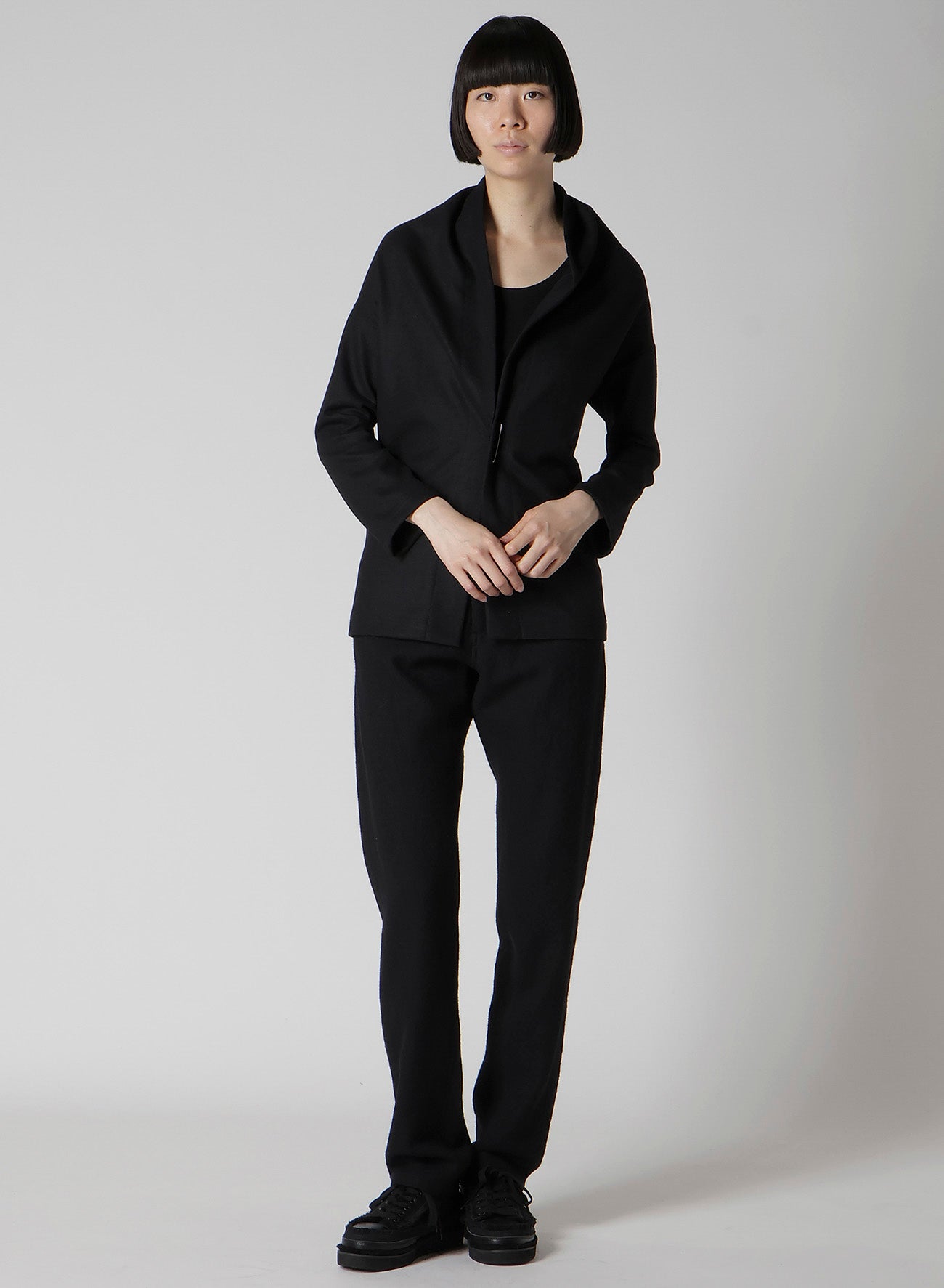 12G WOOLEN SINGLE LONG SLV CARDIGAN