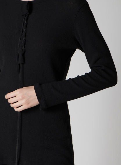 HIGH TWISTED LINKS STRING ROUND NECK PO