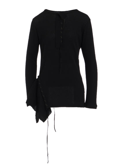HIGH TWISTED LINKS STRING ROUND NECK PO