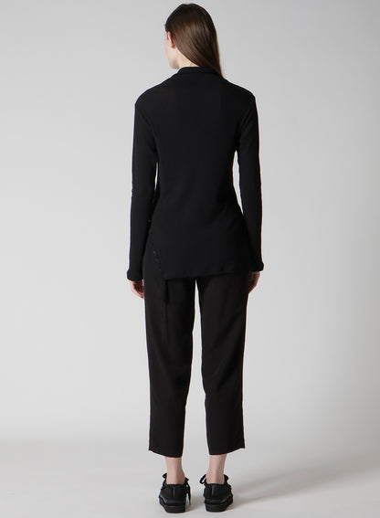 HIGH TWISTED LINKS STRING HIGH NECK PO