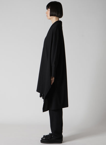 COTTON SINGLE JERSEY LONG CARDIGAN