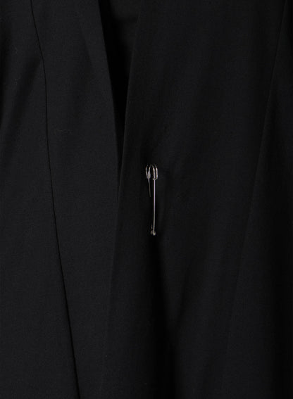 COTTON SINGLE JERSEY LONG CARDIGAN