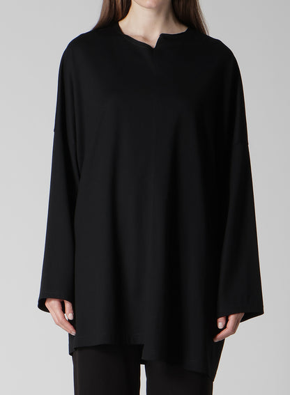 COTTON SINGLE JERSEY PANELED PO