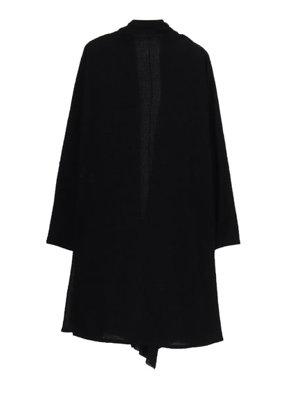 JACQUARD WOOL LACE STOLE CARDIGAN