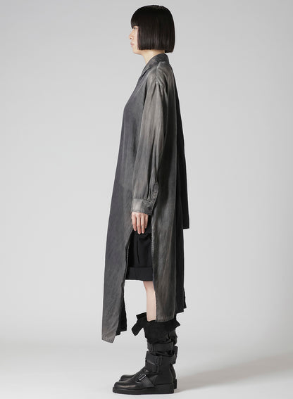 Cu/C BLEACHED SATIN KNOT DETAIL BLOUSE