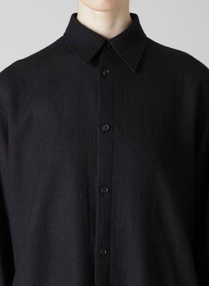 WOOL VIYELLA ADJUSTABLE BLOUSE