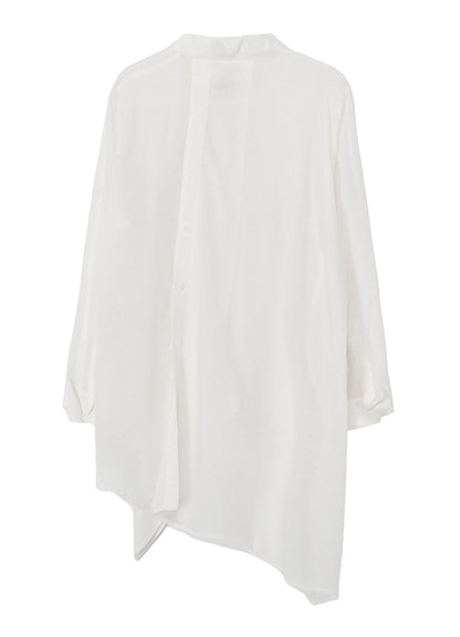 Cu/Mo KERSEY UNBALANCE DRAPED BLOUSE