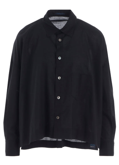 COTTON LAWN BIG BLOUSE