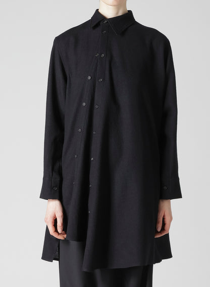 WOOL VIYELLA W FRONT ASM BLOUSE