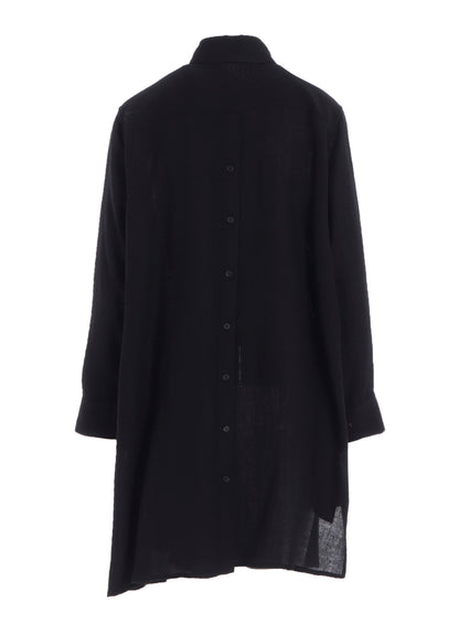 WOOL VIYELLA W FRONT ASM BLOUSE