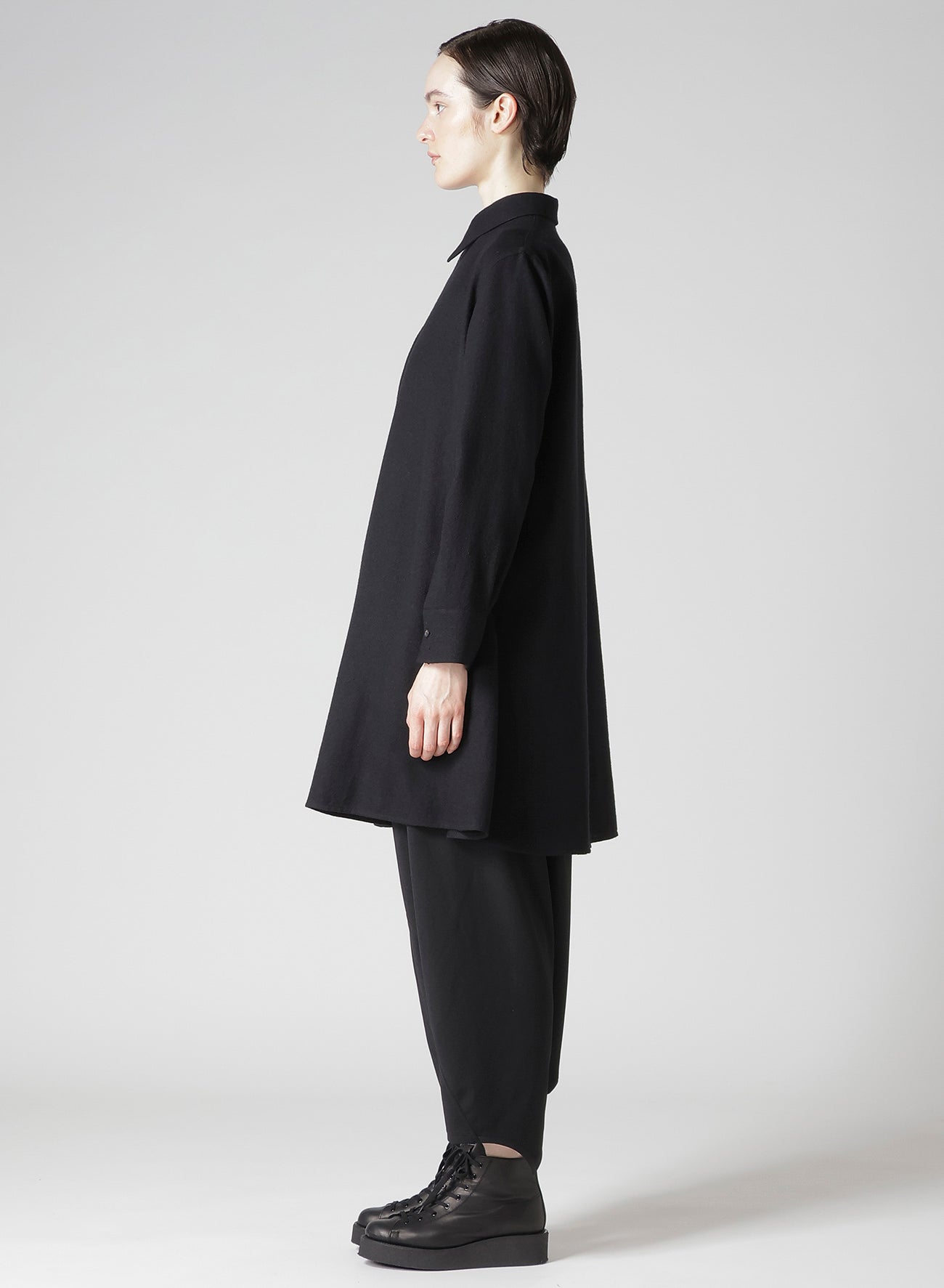 WOOL VIYELLA W FRONT ASM BLOUSE