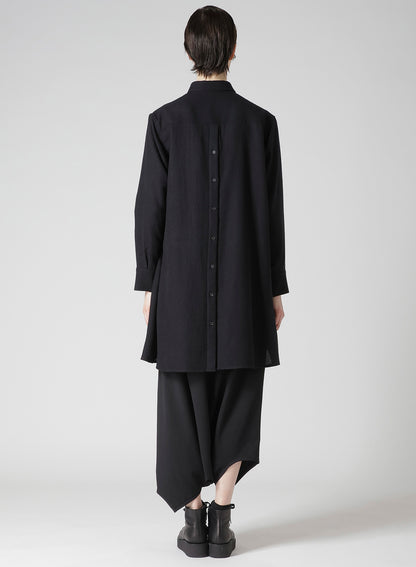 WOOL VIYELLA W FRONT ASM BLOUSE