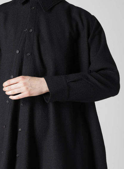 WOOL VIYELLA W FRONT ASM BLOUSE