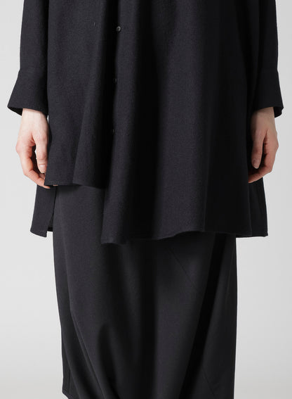 WOOL VIYELLA W FRONT ASM BLOUSE