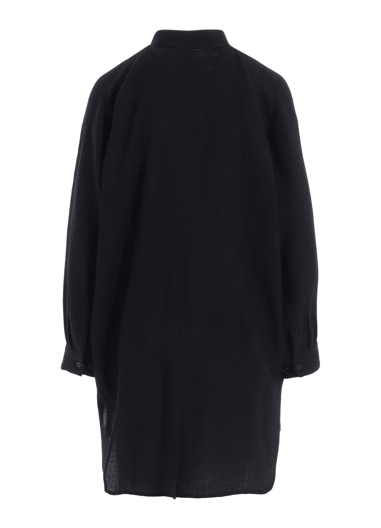 WOOL VIYELLA DOUBLE PLACKET BLOUSE