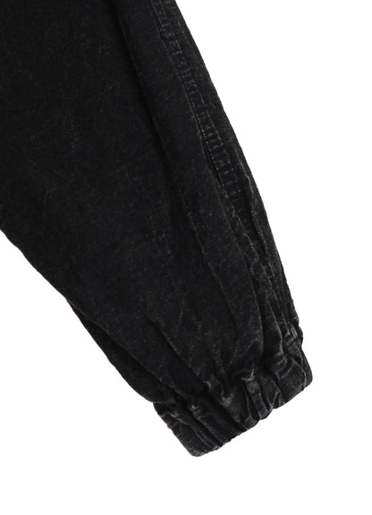 PERMANGANATE BLEACHED DENIM DOLMAN SLV COAT