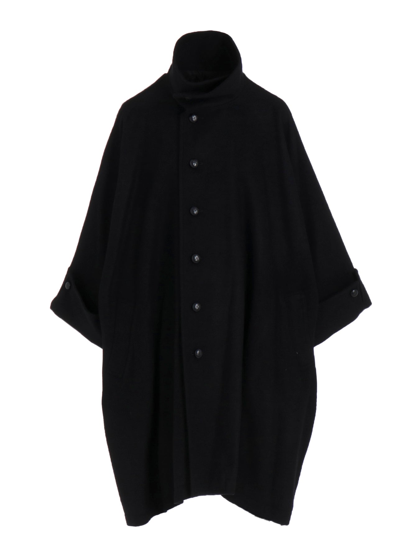 MELTON HIGH NECK COAT
