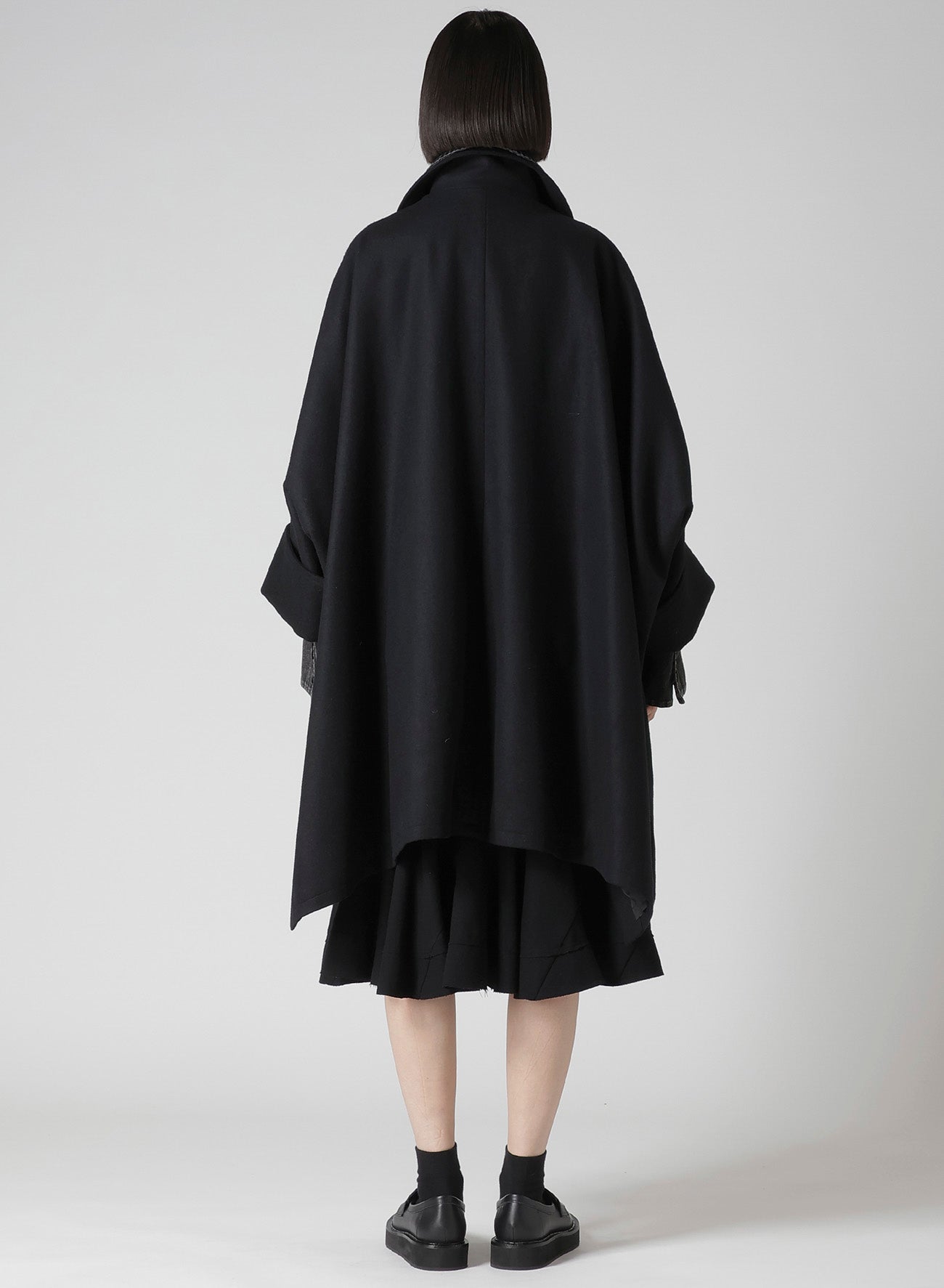 MELTON HIGH NECK COAT