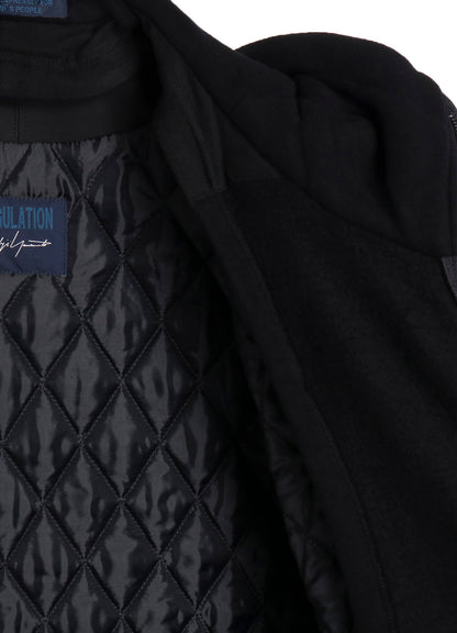 Ny/C TWILL HOODED BOMBER