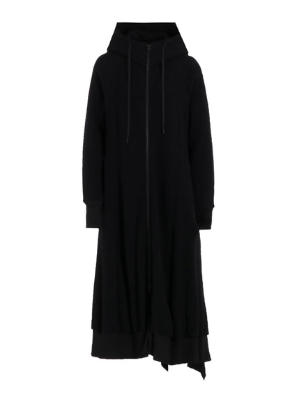 Liy/C BRUSHED FRENCH TERRY HOODED TRACK DRESS