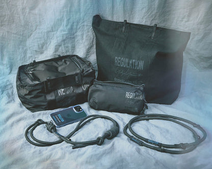 TECH SATEEN SUMMIT DUFFLE SMALL