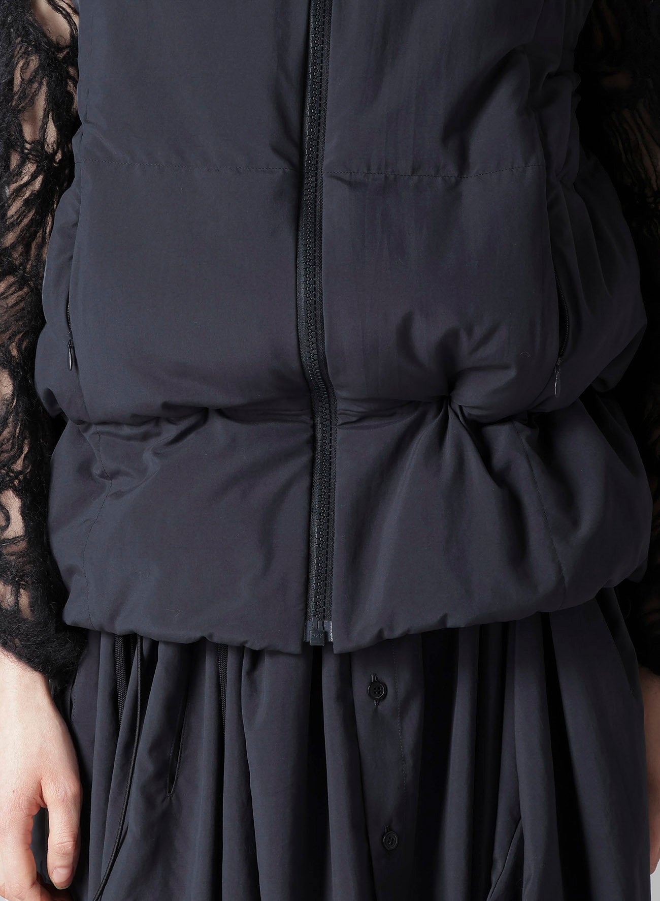 VINTAGE HIGH D TAFFETA PADDED VEST